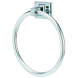 Towel Ring, Chrome Plated, Surf-Mtd ,
